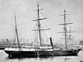 Fig. 1. Statek „Jeanette”. Fot. Frank Breen Haggerty, źródło: http://commons.wikimedia.org/wiki/File:USS_Jeannette;h52199.jpg?uselang=pl, dostęp: 27.02.15 
